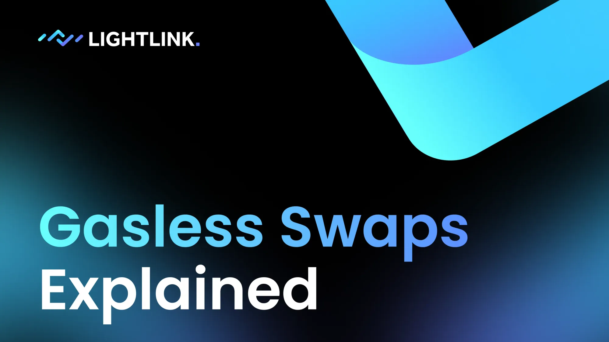 How LightLink Achieves Gasless Swaps