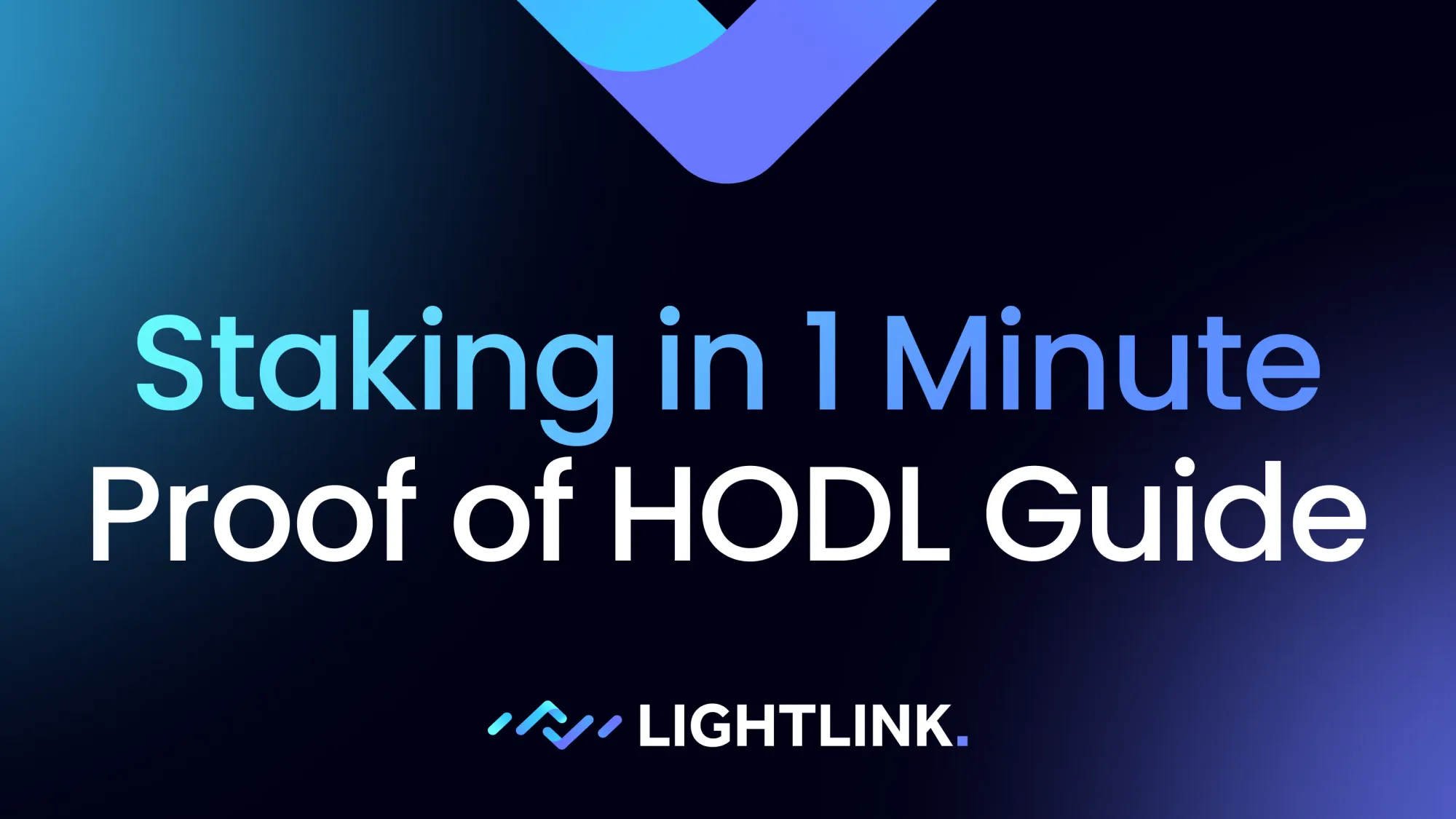 Earn LL by Holding: Stake LL in One Minute