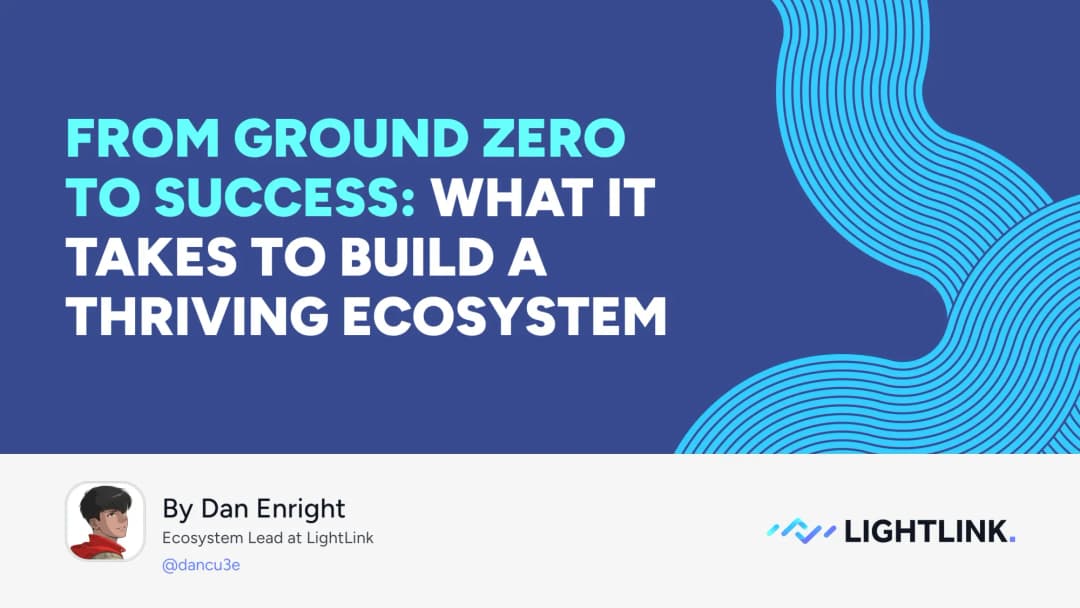 From Ground Zero to Success: What It Takes to Build a Thriving Ecosystem