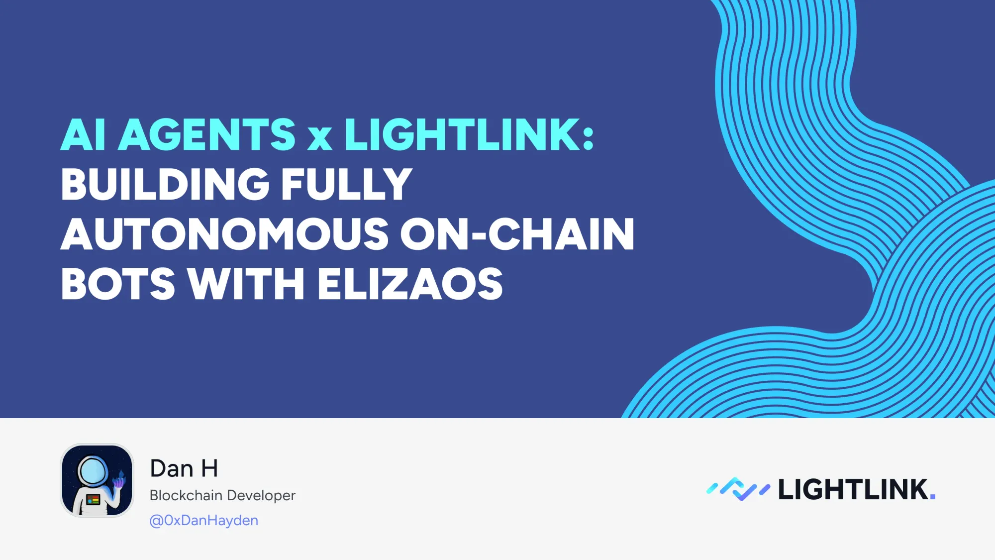 <span style="white-space: pre-wrap;">Guide on building autonomous AI agents on LightLink using ElizaOS, with setup instructions, plugin integration, and real-world blockchain use cases.</span>