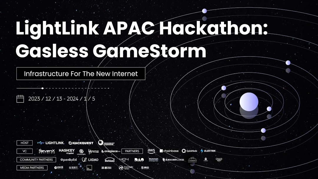 LightLink Launches First Hackathon in APAC: Gasless GameStorm Hackathon