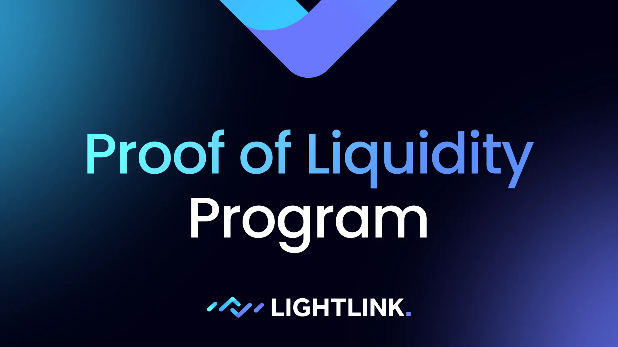 Proof of Liquidity Program Launched: Lock Tokens, Become a Validator