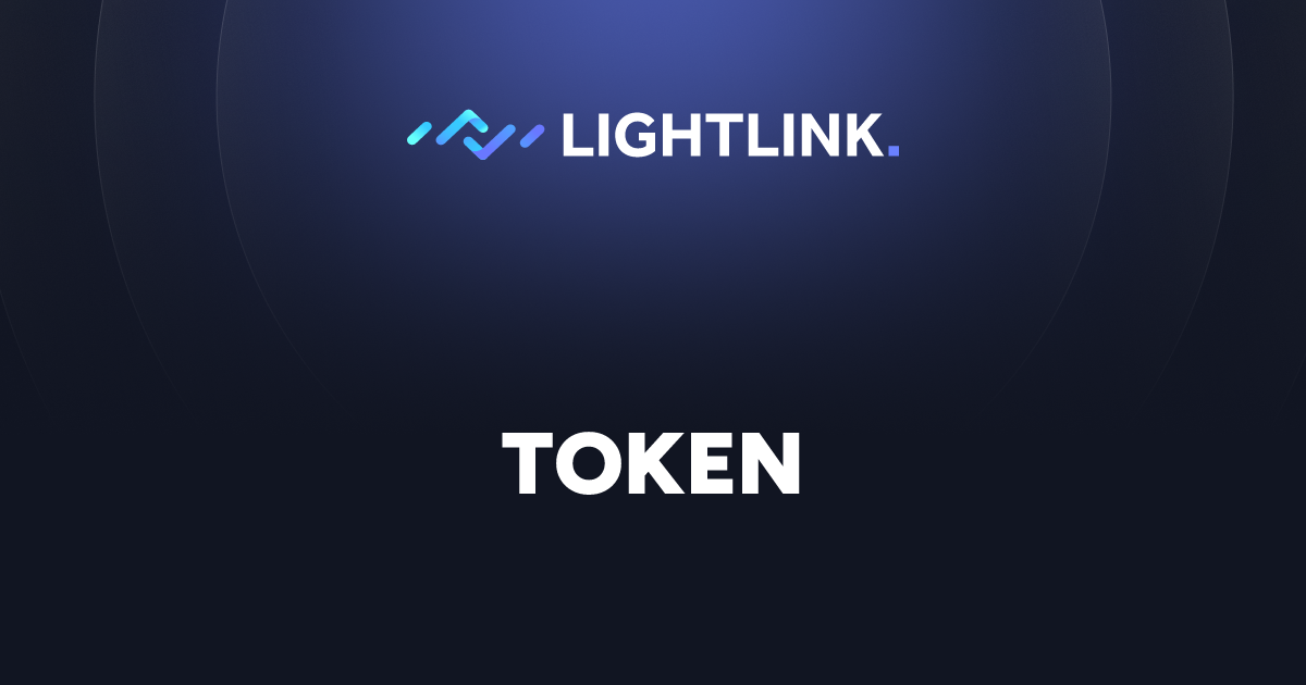 Token | LightLink — Discover Possible with Effortless Blockchain